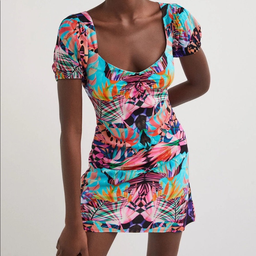 ISO designal Arty print dress